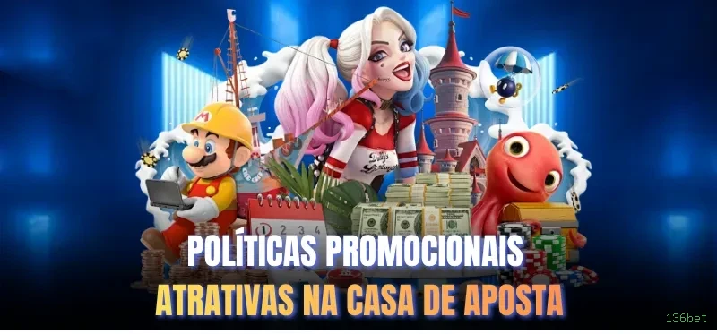 Imagem promocional da 136bet mostrando a plataforma e suas vantagens